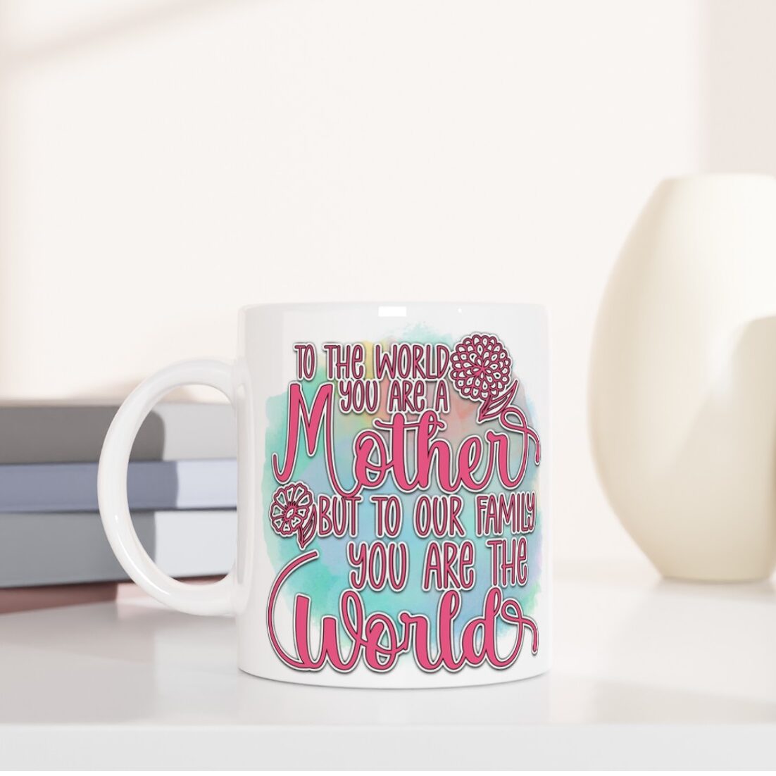 To the world you are a mother! - White 11oz Ceramic Mug