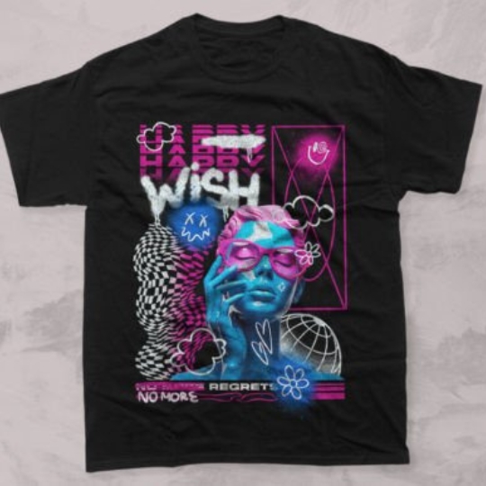 No More Regrets Streetwear - Urban Range T-Shirt for Youthful Spirits